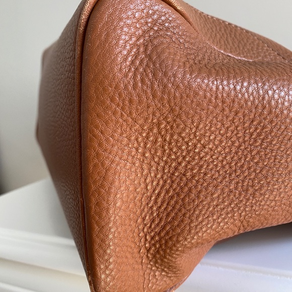 Tory Burch Brown Leather Tote Bag - Picture 6 of 10